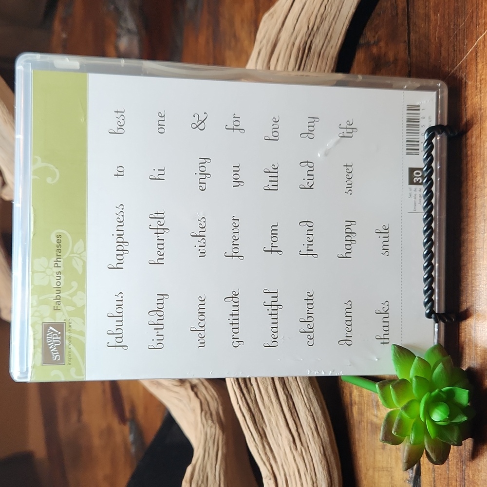Stampin Up - Fabulous Phrases Stamp Set